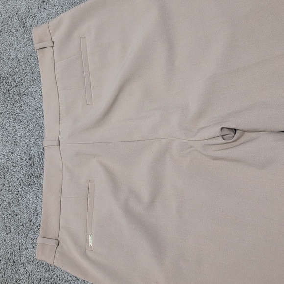 DKNY Beige Tan women's Dress Pants Slacks Straight Leg Ankle Size 12P Petite - Picture 10 of 13